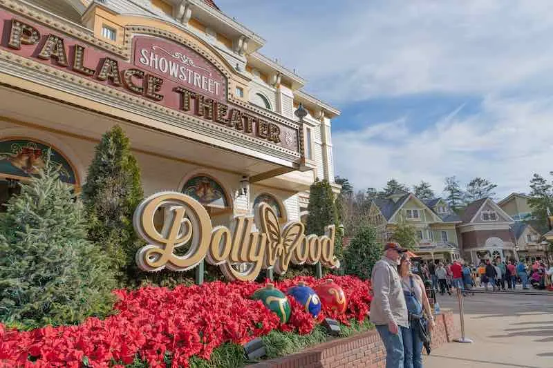 Dollywood theme park in the city of PIgeon Forge