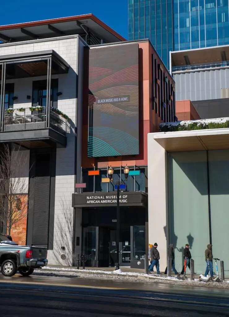 National Museum of African American music in downtown Nashville 