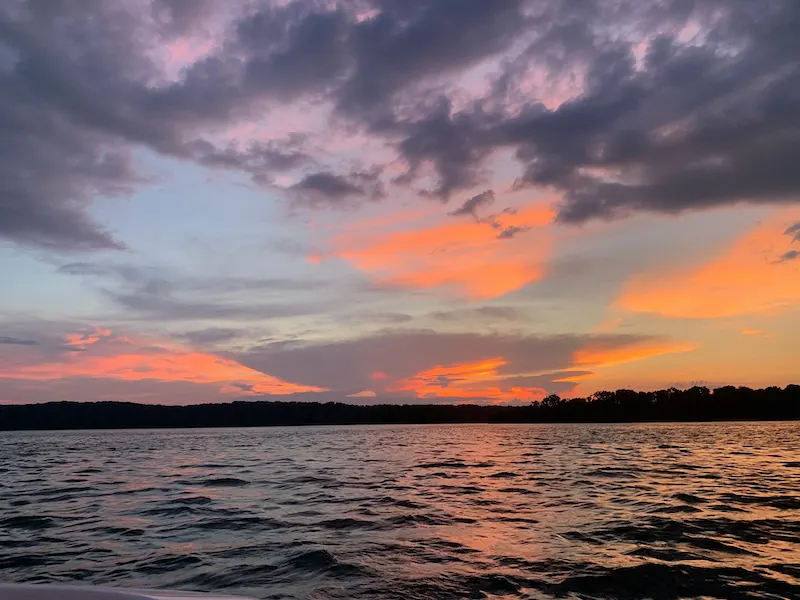 Watts Barr Lake sunset