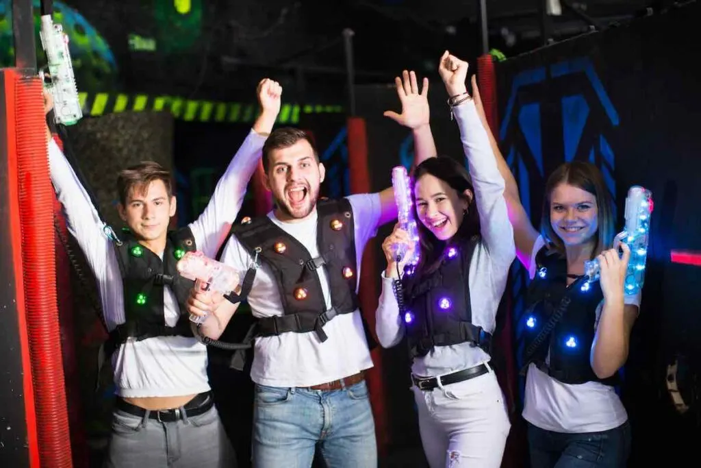 family fun ideas laser tag Stockton, CA