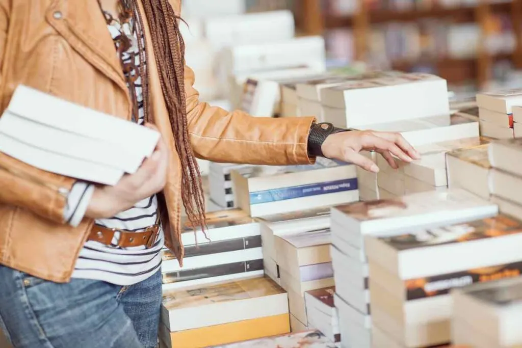 books at a bookshop