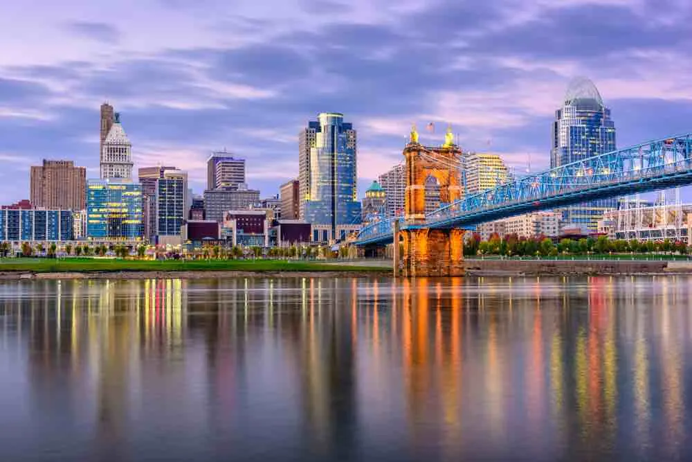 Cincinnati Ohio Skyline