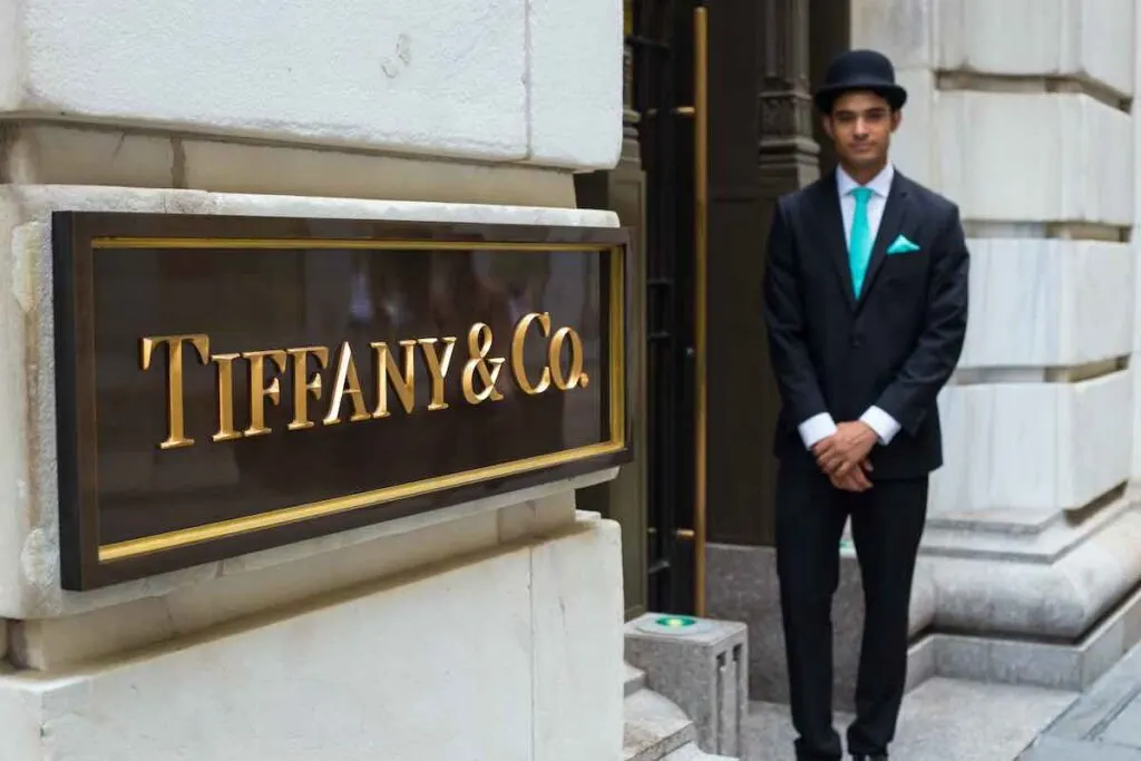 Tiffany & Co. Building on Wall Street in the Financial District in Manhattan