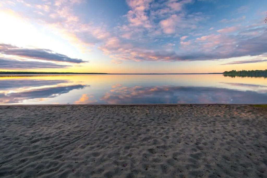 Indian Lake in Indian Lake State Park in Michigan.