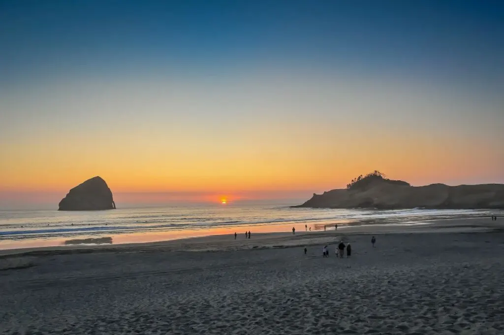 Pacific City Beach, Oregon.