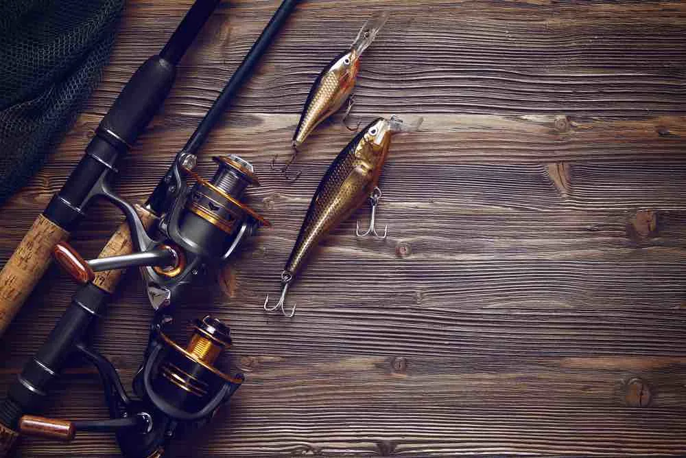 fishing rod and tackle
