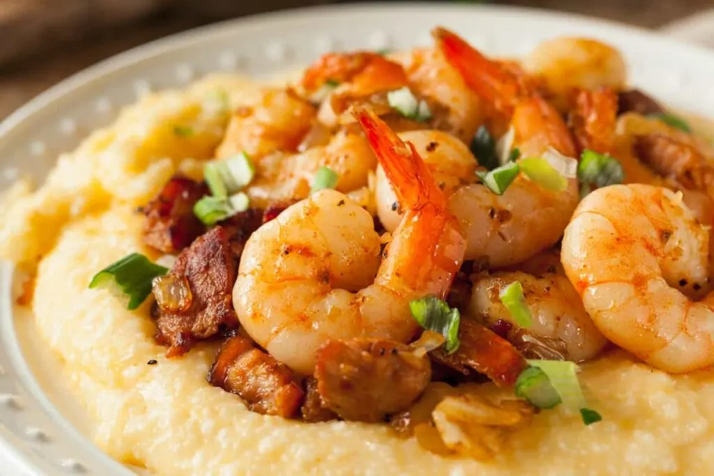 Shrimp and grits.